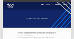 Desktop Screenshot of docfinder.com.br