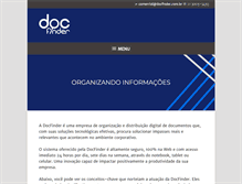 Tablet Screenshot of docfinder.com.br