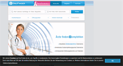 Desktop Screenshot of docfinder.at